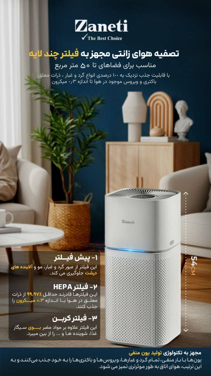 دستگاه تصفیه هوای زانتی